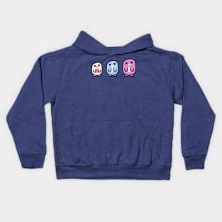 Three Chipis CHUMMY (Thoki, Poki & Wobble) Kids Hoodie